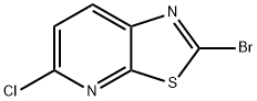 2-溴-5-氯噻唑并[5,4-B]吡啶 结构式