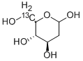 2-DEOXY-D-[6-13C]ARABINO-HEXOSE 结构式