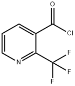 2-(三氟甲基)吡啶-3-羰酰氯 结构式