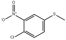 1-CHLORO-4-(METHYLTHIO)-2-NITROBENZENE 结构式