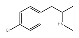 p-Aminomethamphetamine 结构式