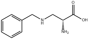 3-[(苯甲基)氨基]-D-丙氨酸 结构式