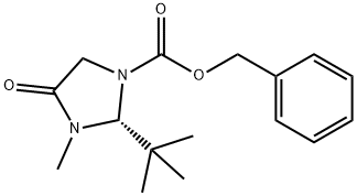 (R)-1-Z-2-叔丁基-3-甲基-4-咪唑烷酮 结构式