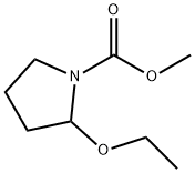 2-ethoxy-1-Pyrrolidinecarboxylic acid Methyl ester 结构式