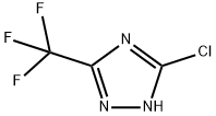 3-氯-5-(三氟甲基)-1,2,4-1H-三氮唑 结构式