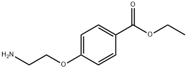 4-(2-氨基乙氧基)苯甲酸乙酯 结构式