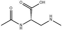 Alanine, N-acetyl-3-(methylamino)- (9CI) 结构式