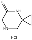 4,7-二氮杂螺[2.5]辛-5-酮盐酸盐 结构式