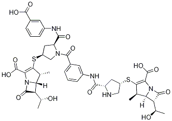 N-羰基厄他培南二聚物杂质 结构式