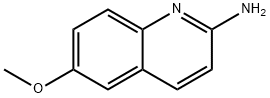 6-甲氧基-2-氨基喹啉 结构式