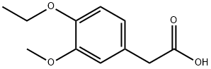 4-乙氧基-3-甲氧基苯乙酸 结构式
