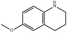 6-甲氧基-1,2,3,4-四氢喹啉 结构式