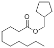 癸酸环戊基甲基酯 结构式