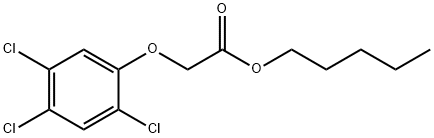 2-(2,4,5-三氯苯氧基)乙酸戊基酯 结构式