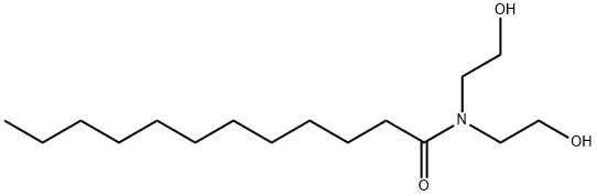 N,N-二乙醇十二酰胺 结构式