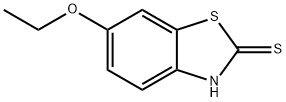 6-乙氧基-2-巯基苯并噻唑 结构式