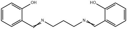N,N'-二亚水杨基-1,3-二氨基丙烷 结构式