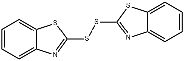 二硫化二苯并噻唑 结构式