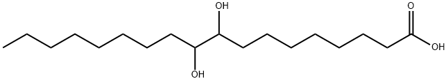 9,10-二羟基十八酸 结构式