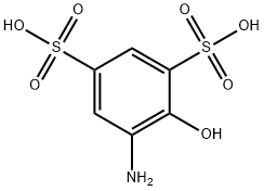 5-氨基-4-羟基-1,3-苯二磺酸 结构式