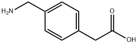4-氨基甲基苯乙酸 结构式