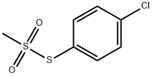 S-(4-Chlorophenyl) methanesulfonothioate 结构式