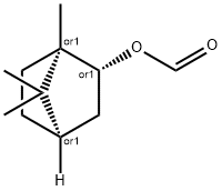 甲酸異莰酯 结构式