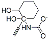 1,2-Cyclohexanediol,1-ethynyl-,1-carbamate,cis-(9CI) 结构式