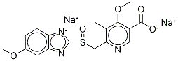奥美拉唑酸二钠盐 结构式