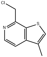 Thieno[2,3-c]pyridine, 7-(chloromethyl)-3-methyl- (9CI) 结构式