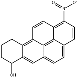 7-HYDROXY-1-NITRO-7,8,9,10-TETRAHYDROBENZ(A)PYRENE 结构式
