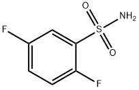 2,5-二氟苯磺酰胺 结构式