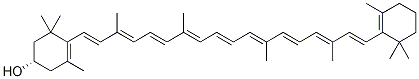 (3S)-β-Cryptoxanthin 结构式
