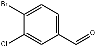 4-溴-3-氯-苯甲醛 结构式