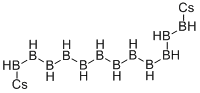 十二氢十二硼酸铯 结构式