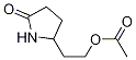 5-(乙酰氧基)乙烯基-2-吡咯烷酮 结构式
