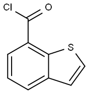 苯并[B]噻吩-7-酰氯 结构式