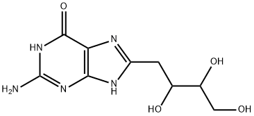 8-(2,3,4-trihydroxybutyl)guanine 结构式