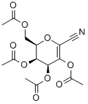 2,6-脱水-D-来苏-庚-2-烯酮腈 3,4,5,7-四乙酸酯 结构式
