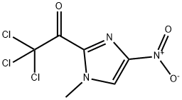 1-甲基-4-硝基-2-(三氯乙酰)-1H-咪唑 结构式