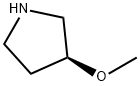 (S)-3-甲氧基吡咯烷 结构式