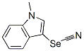 Selenocyanic acid 1-methyl-1H-indol-3-yl ester 结构式