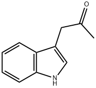 吲哚-3-丙酮 结构式