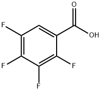 2,3,4,5-四氟苯甲酸 结构式