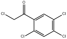 2-氯-1-(2,4,5-三氯苯基)乙酮 结构式