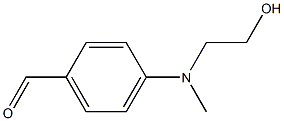 4-(N-甲基-N-羟乙基)氨基苯甲醛 结构式