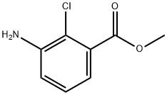 3-氨基-2-氯苯甲酸甲酯 结构式