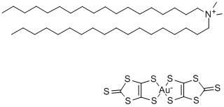 Dioctadecyldimethylammonium Bis(1,3-dithiole-2-thione-4,5-dithiolato)aurate(III)