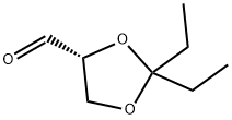 2,3-O-(3-亚戊基)-D-甘油醛 结构式