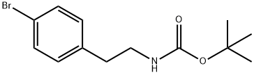 N-BOC-2-四溴苯乙胺 结构式